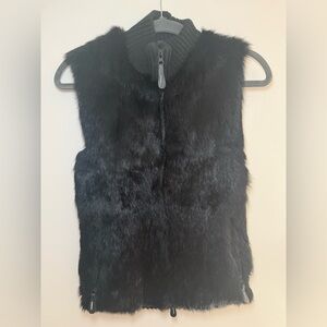 Patrizia Luca small Black Fur Vest